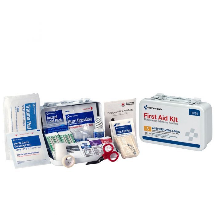 First Aid Only 10 Person First Aid Kit 48 Kit Case 90755C First Aid Only 10 Person First Aid Kit 48 Kit Case 90755C